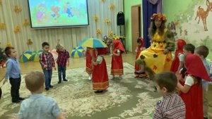 Осенняя Игра с зонтиком