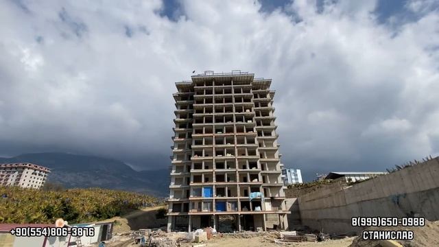 Квартира в центре Махмутлара недорого. Купить квартиру в Алании дешевле чем у застройщика