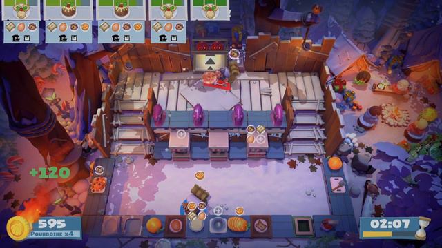 KachouliKitchen 4 stars 2 players lvl 1.3 Winter Wonderland (Overcooked All You Can Eat PS5) смотреть онлайн