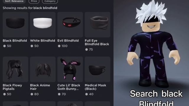 Roblox Satoru Gojo Avtar смотреть онлайн