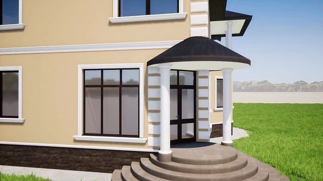 #3D_визуализацция. Фасадный декор. смотреть онлайн