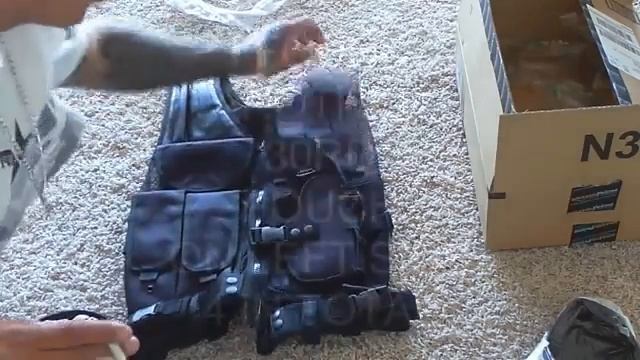 Modern Warrior Tactical Vest with Holster and Pouches Review смотреть онлайн