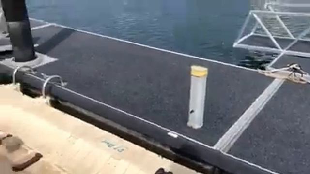 ‘D Fender’ replaced to help protect the owners personal watercraft when docking. смотреть онлайн