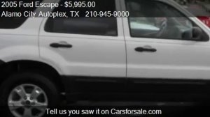 2005 Ford Escape XLT 4WD - for sale in Universal City, TX 78