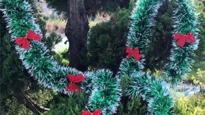 Мишура и бант I Подарки с Aliexpress