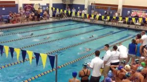 Ella sets Amberjack 100 meter freestyle record