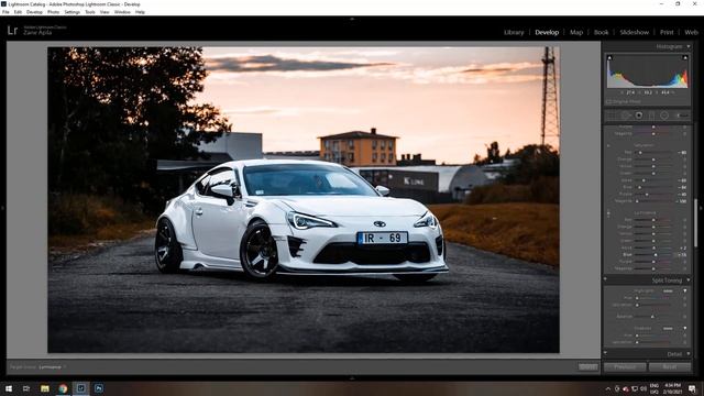 Обработка автомобиля в Adobe Lightroom (How To Edit Your Car Photos in Adobe Lightroom) №3 смотреть онлайн