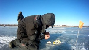 Рыбалка на Урвановском озере в Феврале