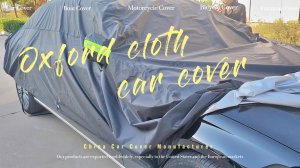 Protect Your Car with Oxford Fabric Car Cover
