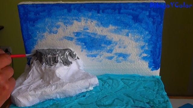 Como hacer MAQUETA de ECOSISITEMA MARINO/ DIORAMA/ DibujoYColor. смотреть онлайн