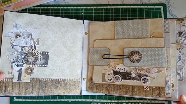 Скрапбукинг / Обзор мужского альбома из коллекции "Джентельмен" смотреть онлайн