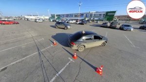 Как выполнить упражнение заезд в бокс по новому регламенту 2021.  Способ 2