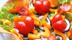 Овощной салат с бальзамическим уксусом