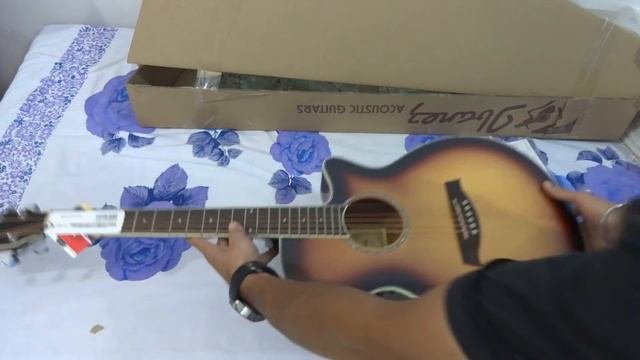 Ibanez AEG10II Electro-Acoustic Guitar(Sunflame Burst) : Unboxing....!!!