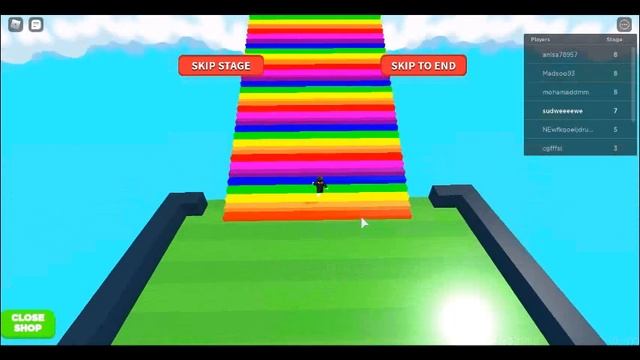 паркур радуги ROBLOX смотреть онлайн