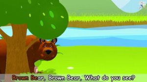 Brown Bear Brown Bear What Do You See || 3D CARTOON ANIMATION || EduFam Nursery Rhymes & Kids Song