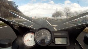 BMW K1200S TOP SPEED 280km/h in Germany