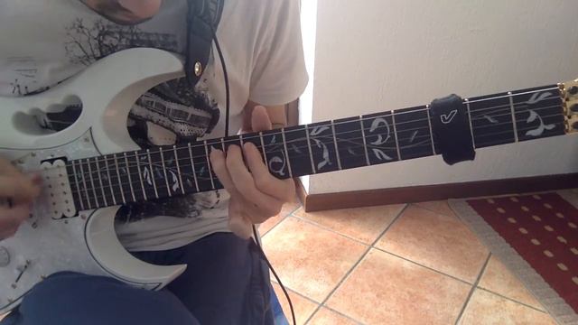 Steve Vai Ibanez Jem 7vp premium new model Shred on backing track смотреть онлайн