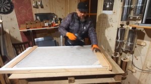 Дверь в коптильне.Изготовление.Часть первая.