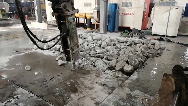 Демонтаж бетонного пола смотреть онлайн