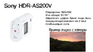 Обзор экшн камеры Sony HDR-AS200V, полный разбор