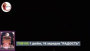 TXB105 1 дюйм, 16 зарядов "РАДОСТЬ"