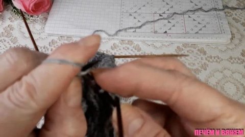 Ажурный Узор Спицами! Мастер Класс-попетельный#ажурный_узор_спицами.