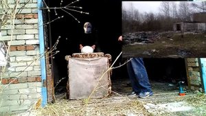 Тест колбы пожаратушения(Тунгус), порошковый огнетушитель.