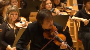 Sergej Krylov plays Shostakovich  violin concerto №1 (I. Nocturne)  conductor  Dmity Liss