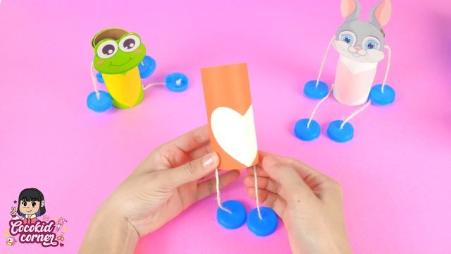 How To Make Puppets From Toilet Paper Rolls | DIY | Crafts Ideas смотреть онлайн