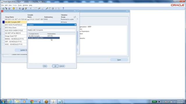 INV 6 CYC CNT 2015 05 19 21 38 Oracle Apps From Mohnareddy By Business analysts смотреть онлайн