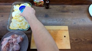 Как приготовить куриные ножки с картофелем в духовке