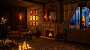 Thunderstorm & Rain Sounds | Relaxing Thunder & Lightning: Cozy Room with Rainstorm for Sleep, Rela