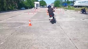 Обучение вождению на мотоциклах автошкола Вираж часть 3