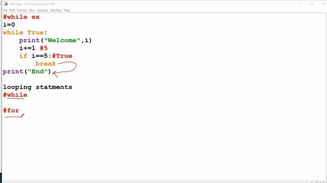 Python class 12 - Control Statements