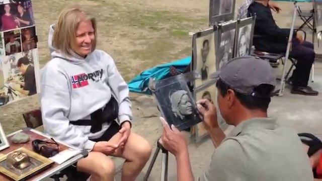 Талантливый скульптор в парке Нью Йорка смотреть онлайн