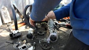 РЕМОНТ STIHL MS 180 , ПРОПАЛА КОМПРЕССИЯ НА БЕНЗОПИЛЕ ШТИЛЬ , РЕМОНТ ШТИЛЬ 180 , STIHL 180 REPAIR