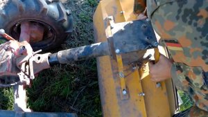 Как установить фрезу на мотоблок МТЗ