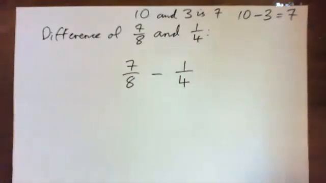 Find the Difference of 7/8 + 1/4 смотреть онлайн