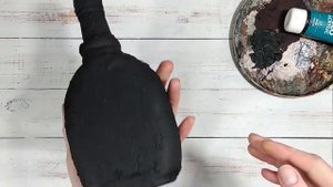 Бутылка. Винтажный декор. Bottle. Vintage decor.