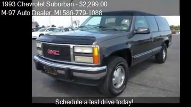 1993 Chevrolet Suburban for sale in ROSEVILLE, MI 48066 at t смотреть онлайн