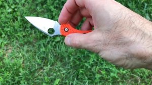 Spyderco dragonfly 2 orange Хим анализ стали VG-10:))