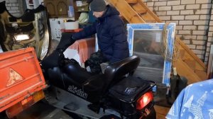 ЗАПУСК СНЕГОХОДА BRP SKANDIC