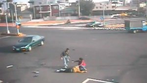 Машина сбила мотоциклиста