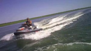 Yamaha Fzr Spanking a Seadoo with 2 people