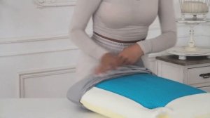 Классическая подушка для сна Save&Soft Серая, с гелевой накладкой 60х40х14 см