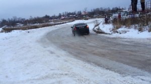 Toyota Celica - Первый этап Road Professionals winter'15 (Slow motion)