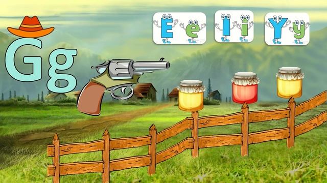 Сказка про букву Gg (правильное чтение буквы Gg в английском языке)
