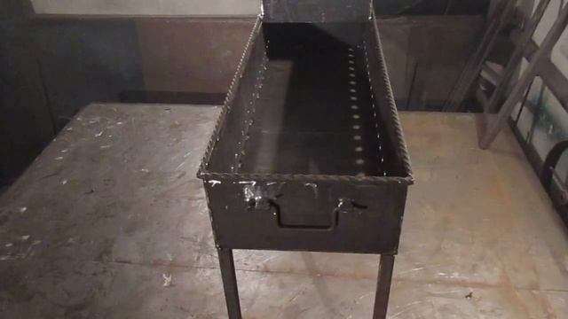 Мангал с вытяжкой и под дрова/ долговечный сталь 6 мм смотреть онлайн