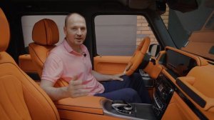 Крутой салон нового Гелендвагена, который можно сравнить с салоном Maybach GLS. Покажем разницу.